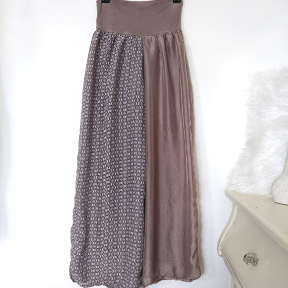 Pants - Yogui|Bohemian Wide leg Silk pants made in Italy  6